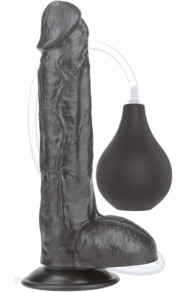 Lovetoy Squirt Extreme Dildo Black 25,5cm Sprutande dildo | | Intimast
