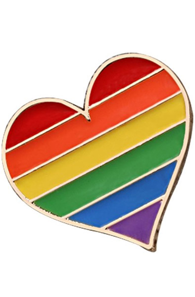 Heart Rainbow Pin Pride Pin |  | Intimast