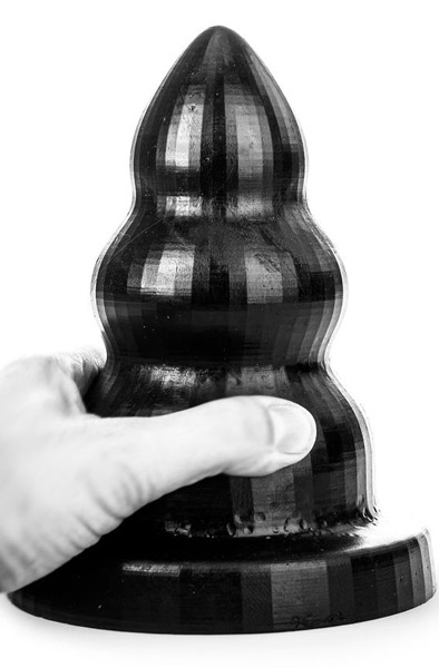 All Black Triple Pleasure Small XL Buttplug |  | Intimast