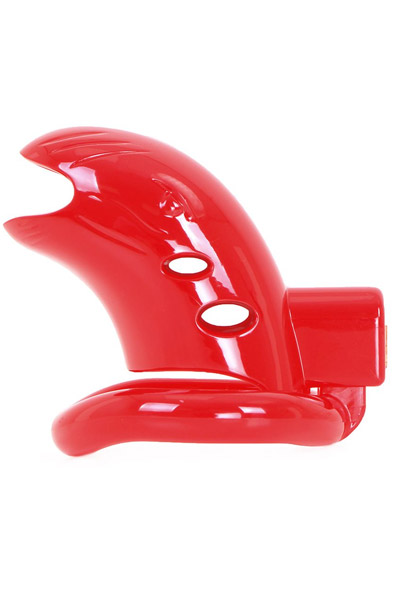 Plastic Chastity Cage Red Kyskhetsbur |  | Intimast