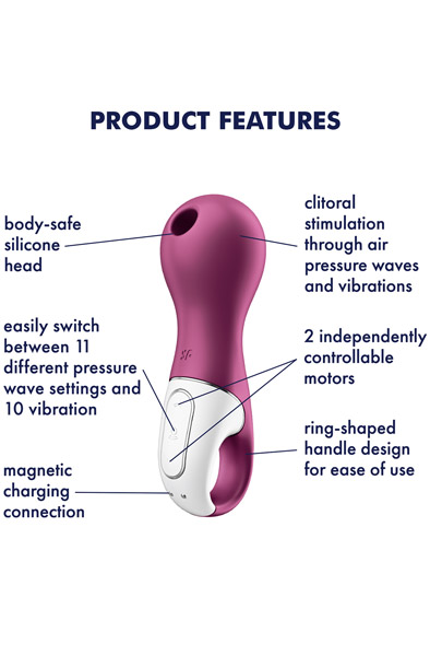 Alternativ bild 1 för Satisfyer Lucky Libra - Lila