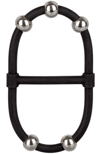 Cal Exotics Beaded Dual Silicone Maximizer Penis & pungring |  | Intimast