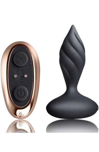 Rocks Off Desire Black Analplugg med vibrator |  | Intimast
