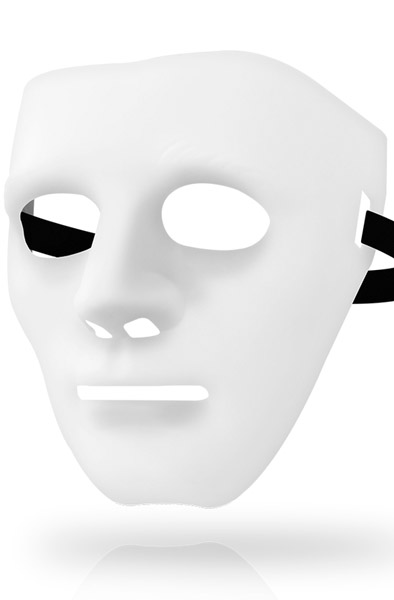 Ohmama Masks White Mask One Size Mask | | Intimast
