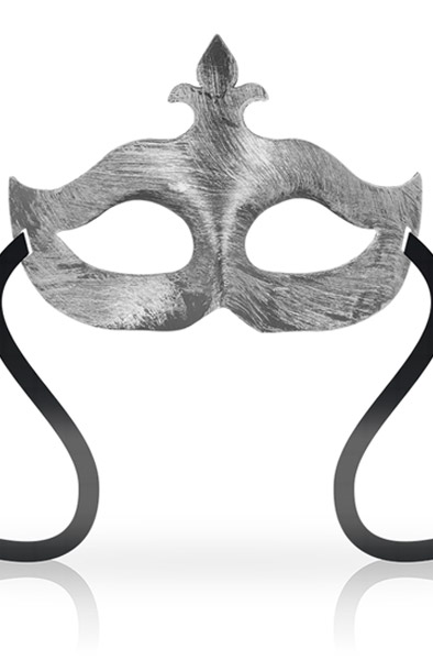 Ohmama Masks Fleur De Lis Eyemask Silver Mask | | Intimast