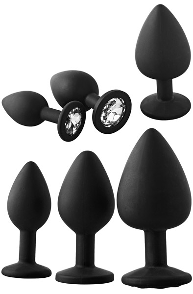 Fantasstic Anal Training Kit White Stone Analpluggar paket | | Intimast