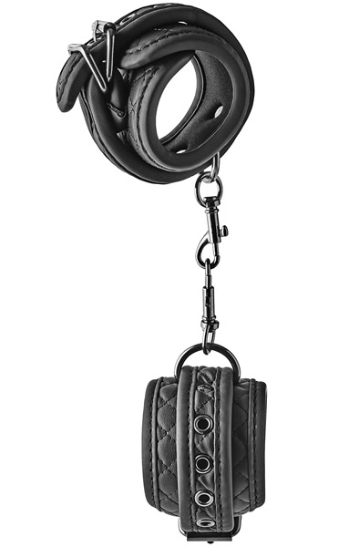 Blaze Handcuff Diamond Black Handbojor | | Intimast