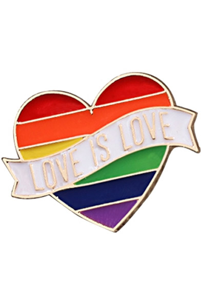 Love Is Love Rainbow Pin Pride Pin |  | Intimast
