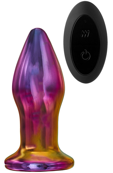 Glamour Glass Remote Vibe Plug Analplugg i glas | | Intimast