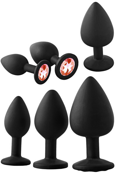 Fantasstic Anal Training Kit Red Stone Analpluggar paket |  | Intimast