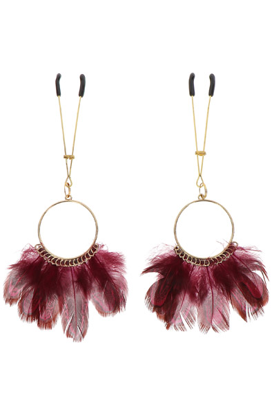 Taboom Tweezers With Feathers Bröstvårtsklämmor | | Intimast