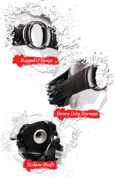 Alternativ bild 1 för Hollow Strap-On 30.5cm Black