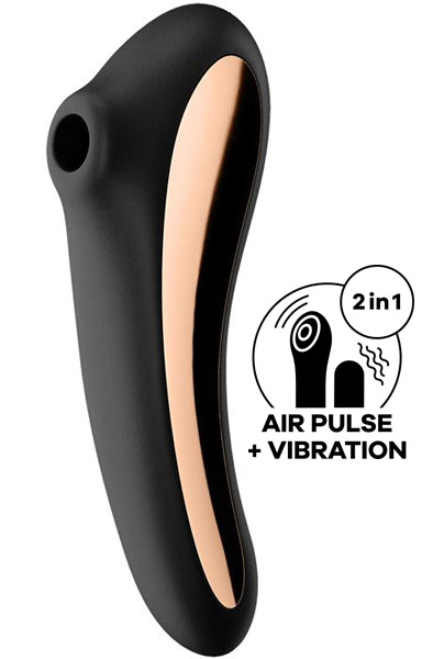 Produktfoto för SATISFYER DUAL KISS BLACK