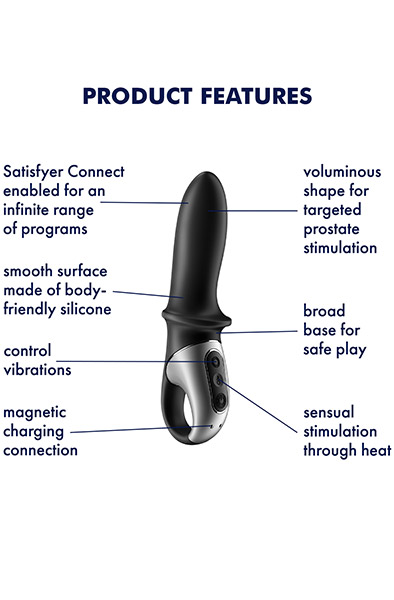 Alternativ bild 1 för Satisfyer Hot Passion Appstyrd Prostatavibrator