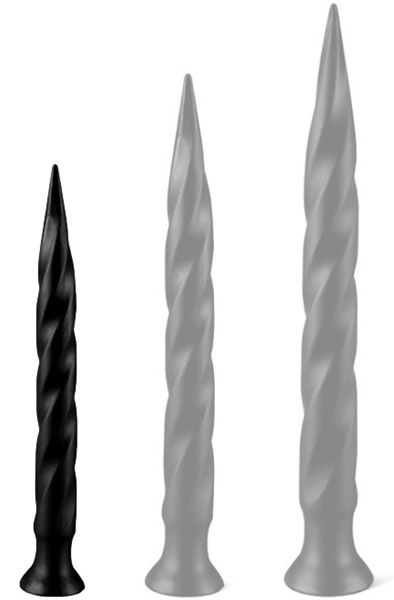 Long Tail Dildo Black 35 cm Extra lång analdildo |  | Intimast