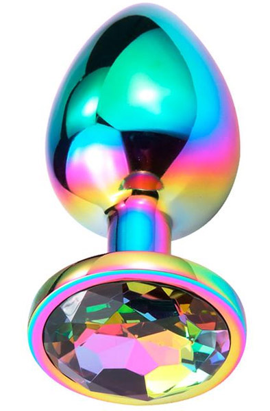 Space Journey Butt Plug With Jewel Medium Analplugg metall |  | Intimast