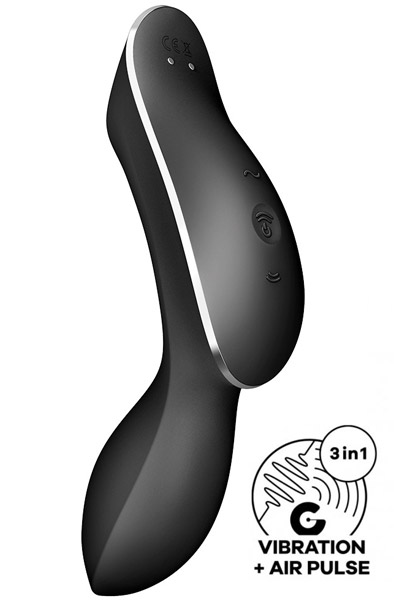 Satisfyer Curvy Trinity 2 Black Lufttrycksvibrator | | Intimast