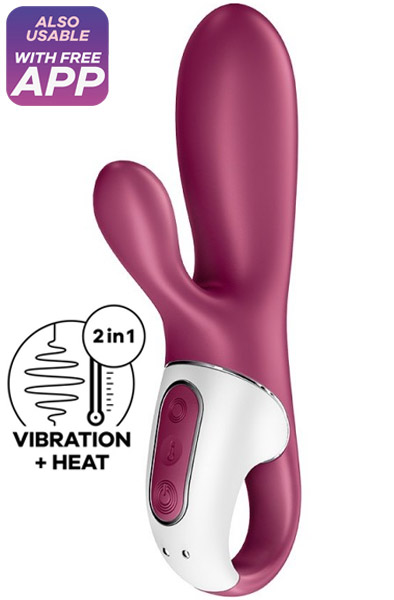 Satisfyer Hot Bunny Berry Appstyrd rabbitvibrator |  | Intimast