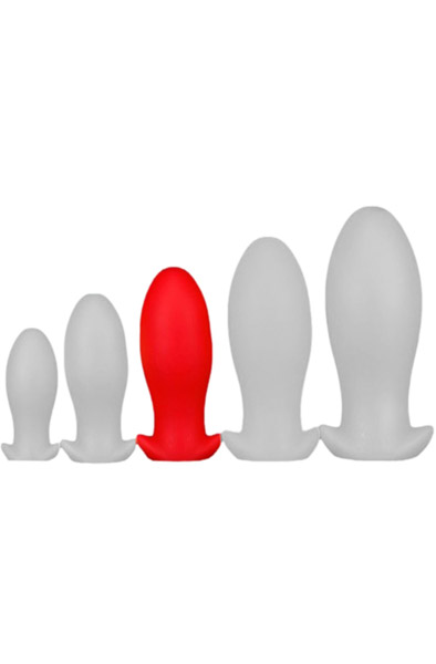 Eggplay Silicone Plug Saurus Egg Red Large Grövre analplugg | | Intimast