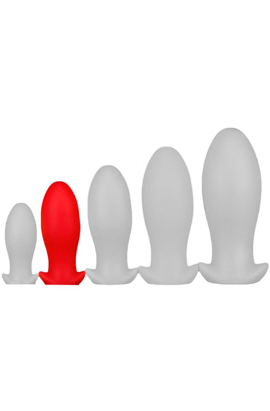 Eggplay Silicone Plug Saurus Egg Red Medium Grövre analplugg | | Intimast