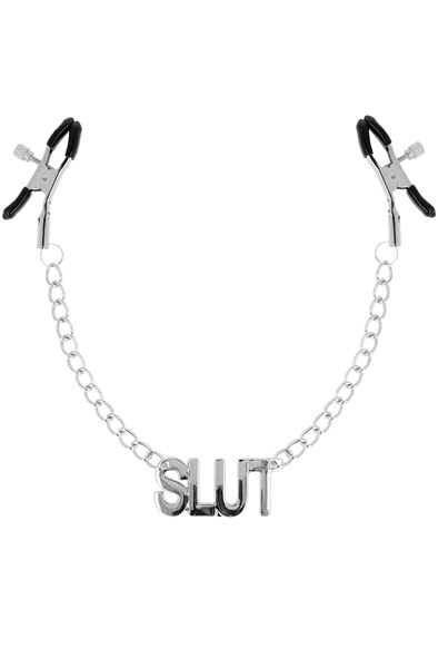 Ohmama Nipple Clamps With Slut Chains Bröstvårtsklämmor med kedja | | Intimast