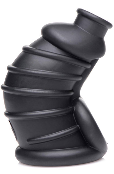 Master Series Silicone Cock Cage Black Kyskhetsbur | | Intimast