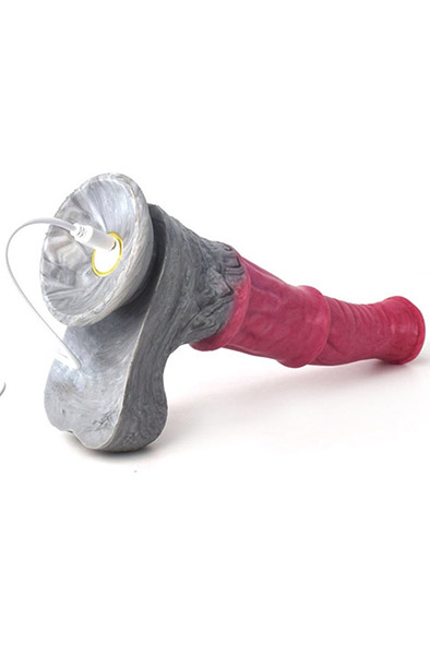 Alternativ bild 1 för Vibrating Monster Dildo Elephy 24,5cm
