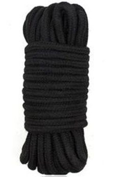 Bondage Rope Black 10m BDSM rep |  | Intimast