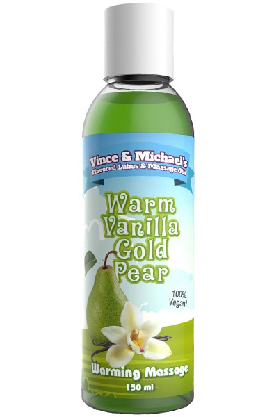 Warm Vanilla Gold Pear Warming Massage 150ml Massageolja |  | Intimast