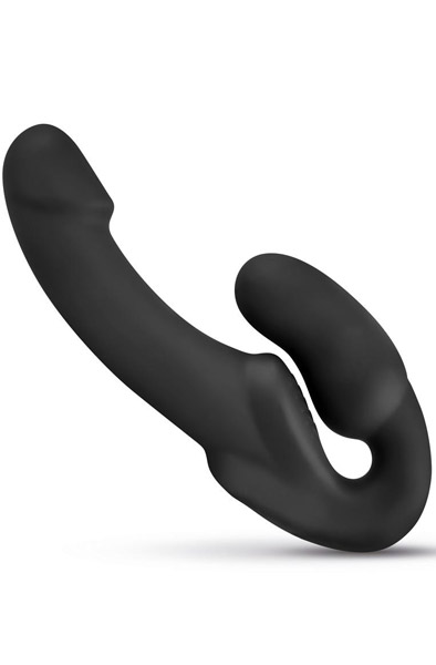 Alternativ bild 1 för No-Parts - Morgan Strapless Strap-On Dildo - 22 cm - Black