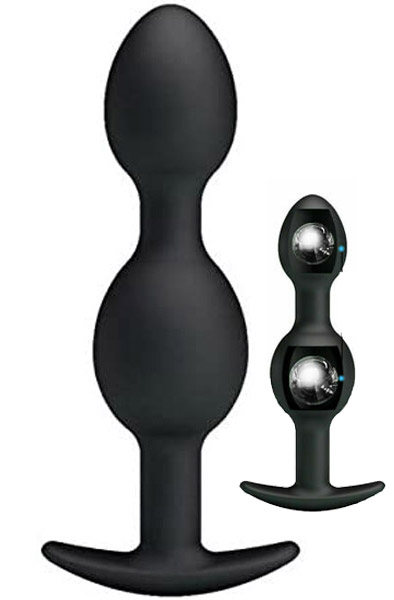 Pretty Love Heavy Balls Silicone Butt Plug 3 Analplugg |  | Intimast