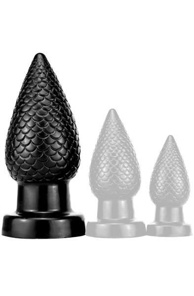 PineCock Plug Black Large Grövre analplugg |  | Intimast