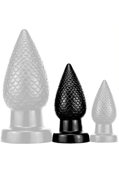 PineCock Plug Black Medium Grövre analplugg |  | Intimast