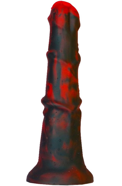 Zirg Dragon Dildo Black-Red 25 cm Dragon dildo | | Intimast