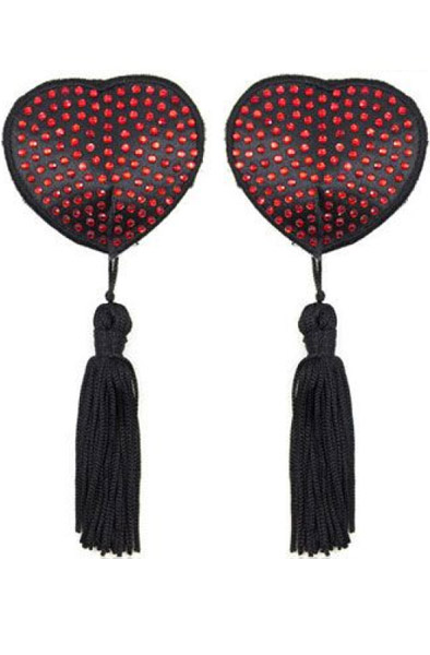 Shine Nipples Tassels Red Nipple covers |  | Intimast