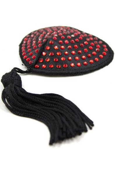 Alternativ bild 1 för TOYZ4LOVERS Shine Nipples Tassels - Röda