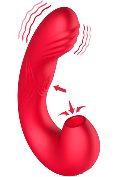 Shiva Pulsation & Suction Silicone Vibrator G-punktsvibrator | | Intimast