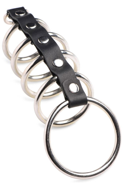 Cock Gear Gates of Hell Leather & Metal Chastity Cage Kyskhetsbur |  | Intimast