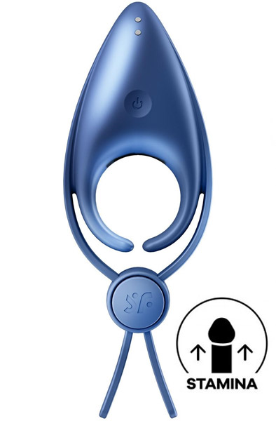Satisfyer Sniper Vibrating Cock Ring Blue Penisring med vibrator | | Intimast