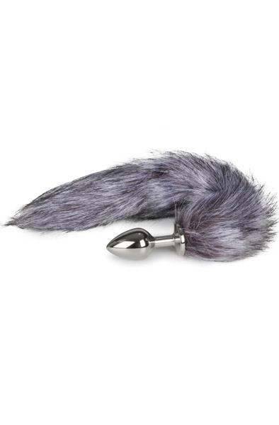Alternativ bild 1 för Fox Tail Plug No.6 -Silver