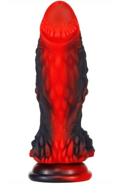 Dragon Dildo Yong Black-Red 20 cm Dragon dildo | | Intimast