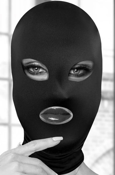 Ouch Subversion Mask With Open Mouth & Eyes BDSM mask |  | Intimast