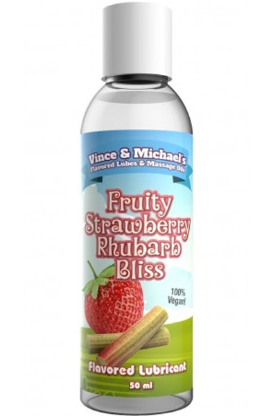 Fruity Strawberry Rhubarb Bliss Flavored Lubricant 50ml Glidmedel med smak |  | Intimast
