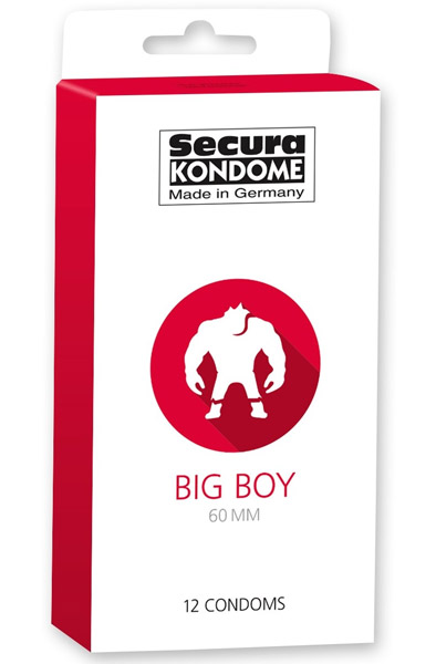 Secura Big Boy 12-pack Stora kondomer | | Intimast