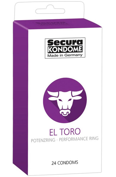 Secura El Toro Performance Ring 24-pack Kondomer |  | Intimast
