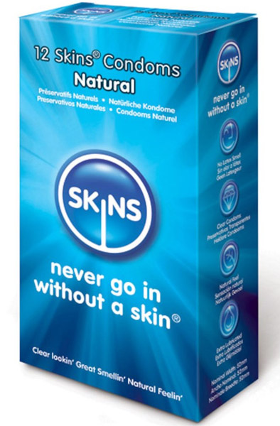 Skins Natural Kondomer 12-pack Kondomer |  | Intimast