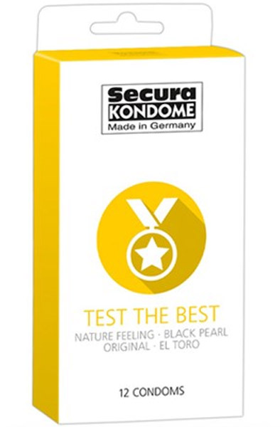 Secura Test The Best 12-pack Mixade kondomer | | Intimast