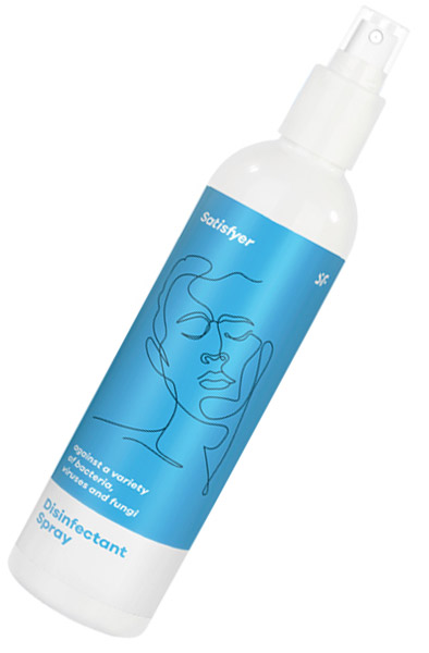 Alternativ bild 1 för Satisfyer Men Disinfectant Spray - 300ml