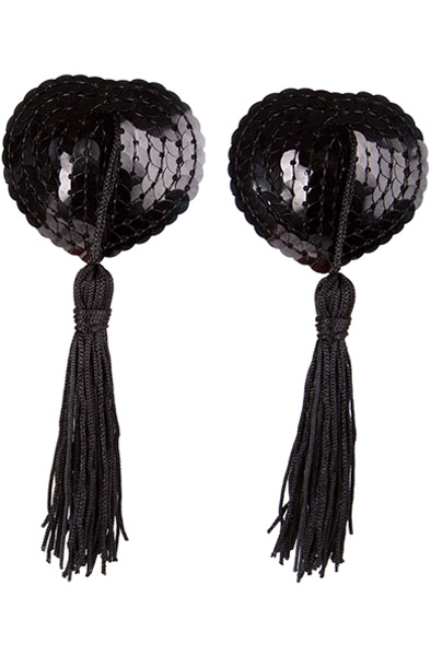 Heart Nipple Pasties Black Nipple covers |  | Intimast