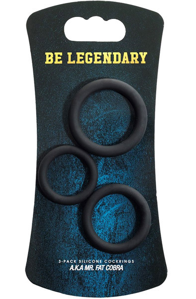 A.K.A Mr. Fat Cobra C-rings 3-pack Penisringar paket |  | Intimast